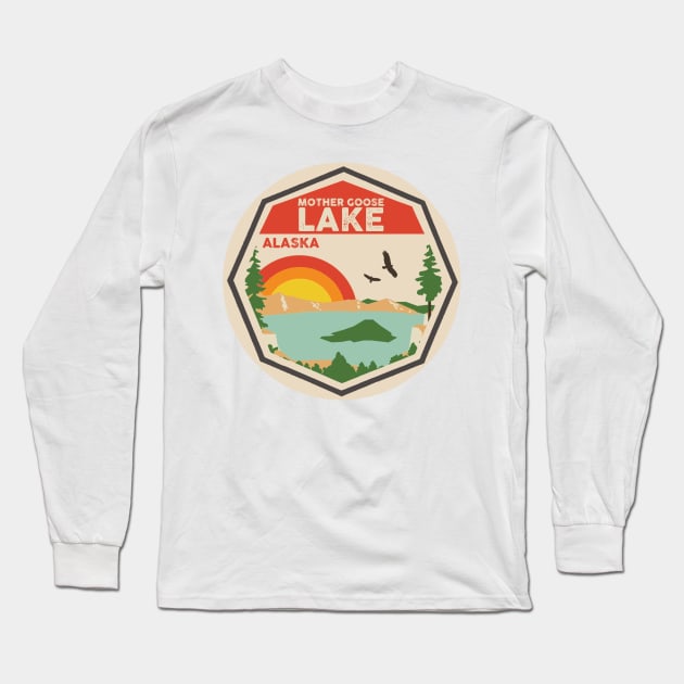 Mother Goose Lake Alaska Long Sleeve T-Shirt by POD4